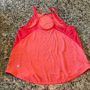 Lululemon tank top red size 6